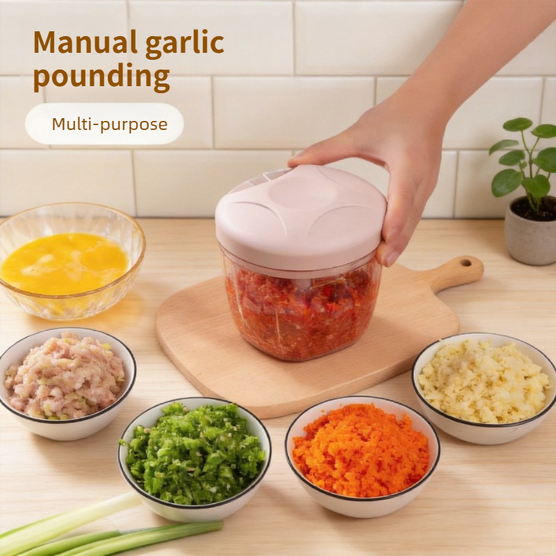 Baby Food Meat - Grande Tritatore Manuale per Aglio, Resistente