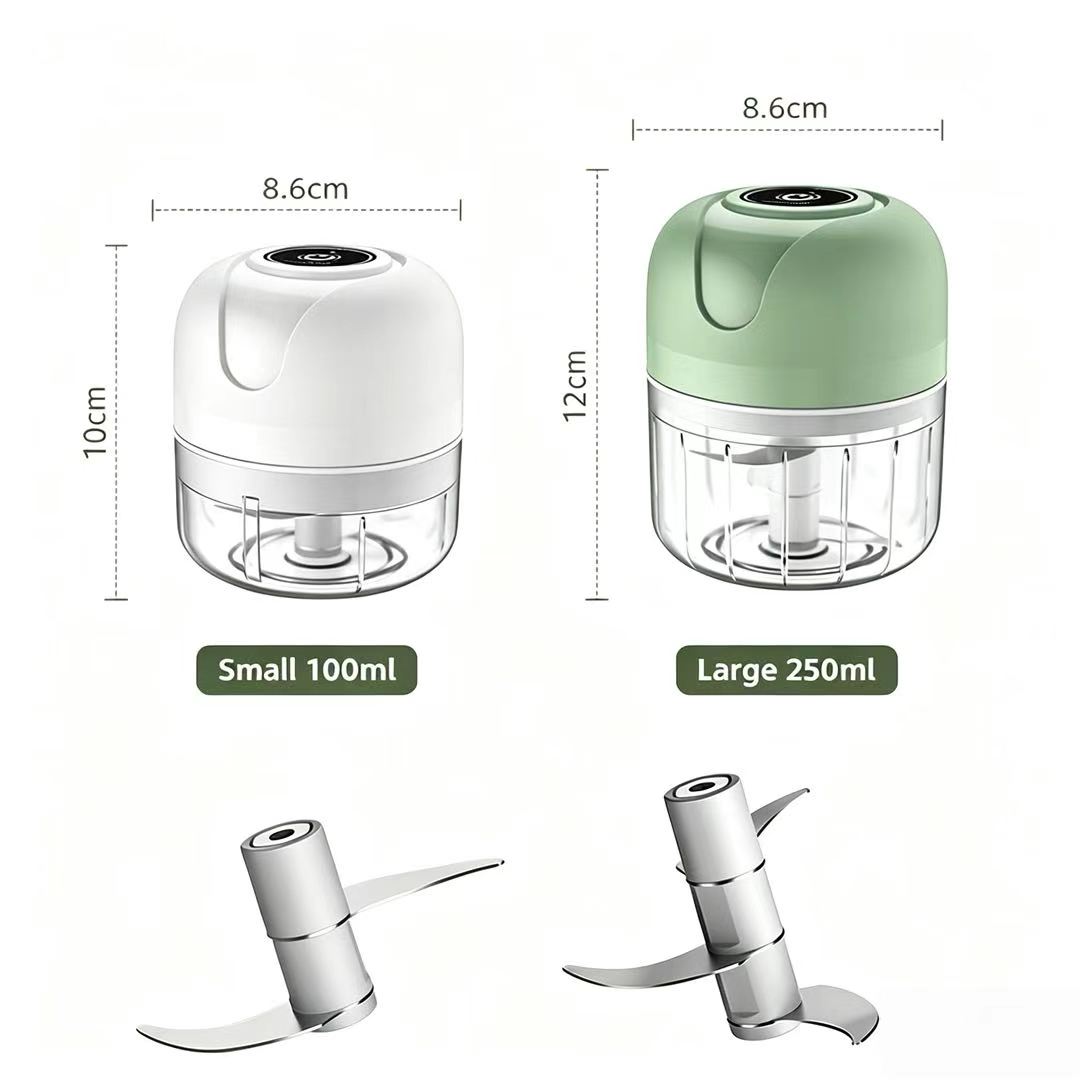 Baby Food Meat - Tritatutto Elettrico Ricaricabile USB 23W, Mini