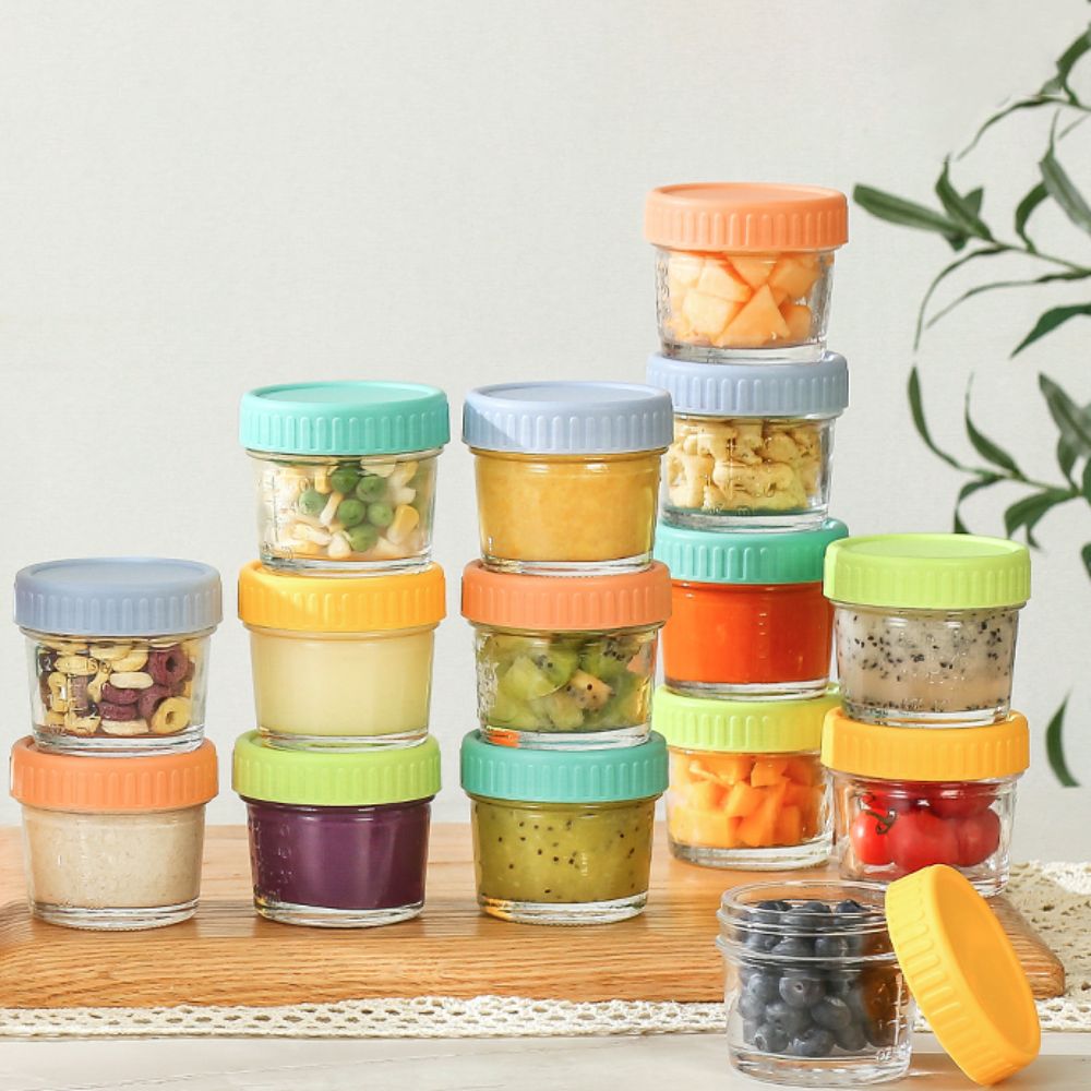 Baby Food Jars With Lids - Barattolo di vetro per alimenti per