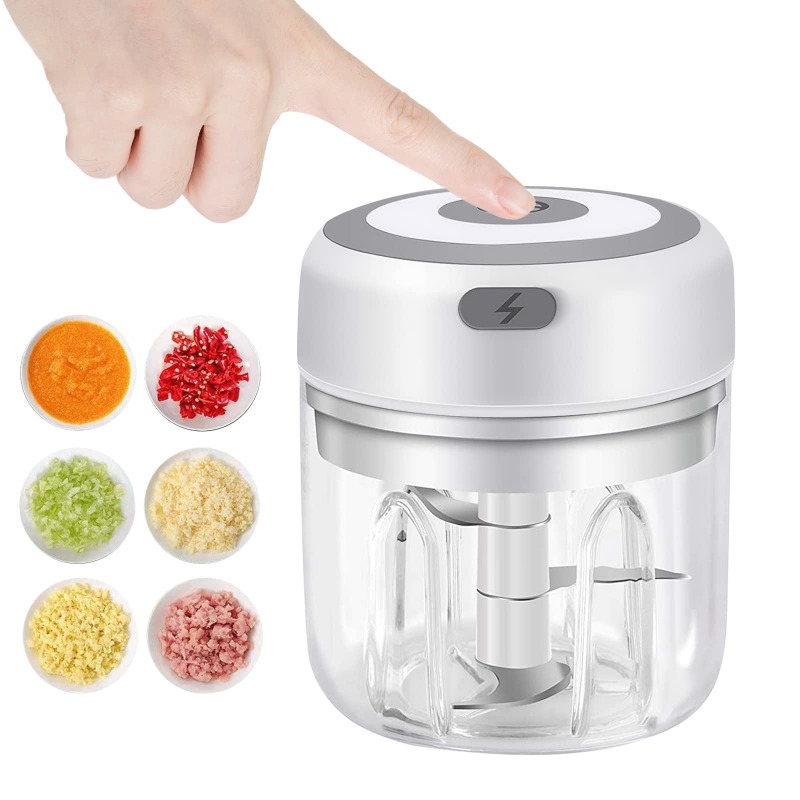 Baby Food Meat - Tritatutto Elettrico per Aglio 250ML, Multifunzione