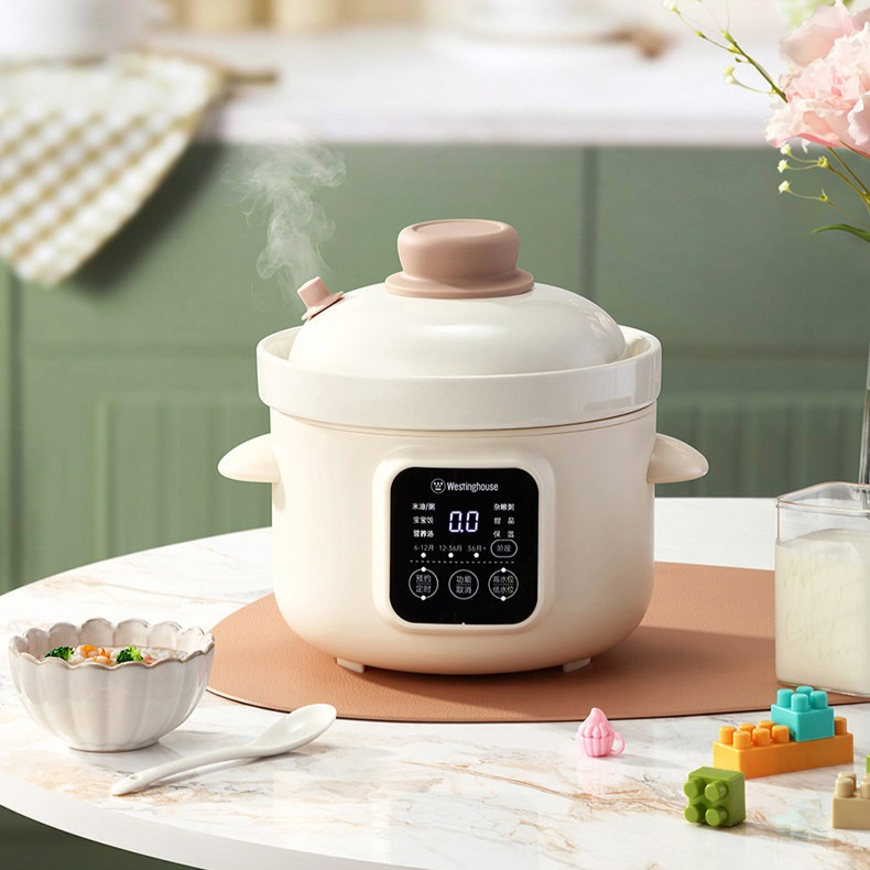 Baby Rice Food - Pentola elettrica per stufati, pentola a