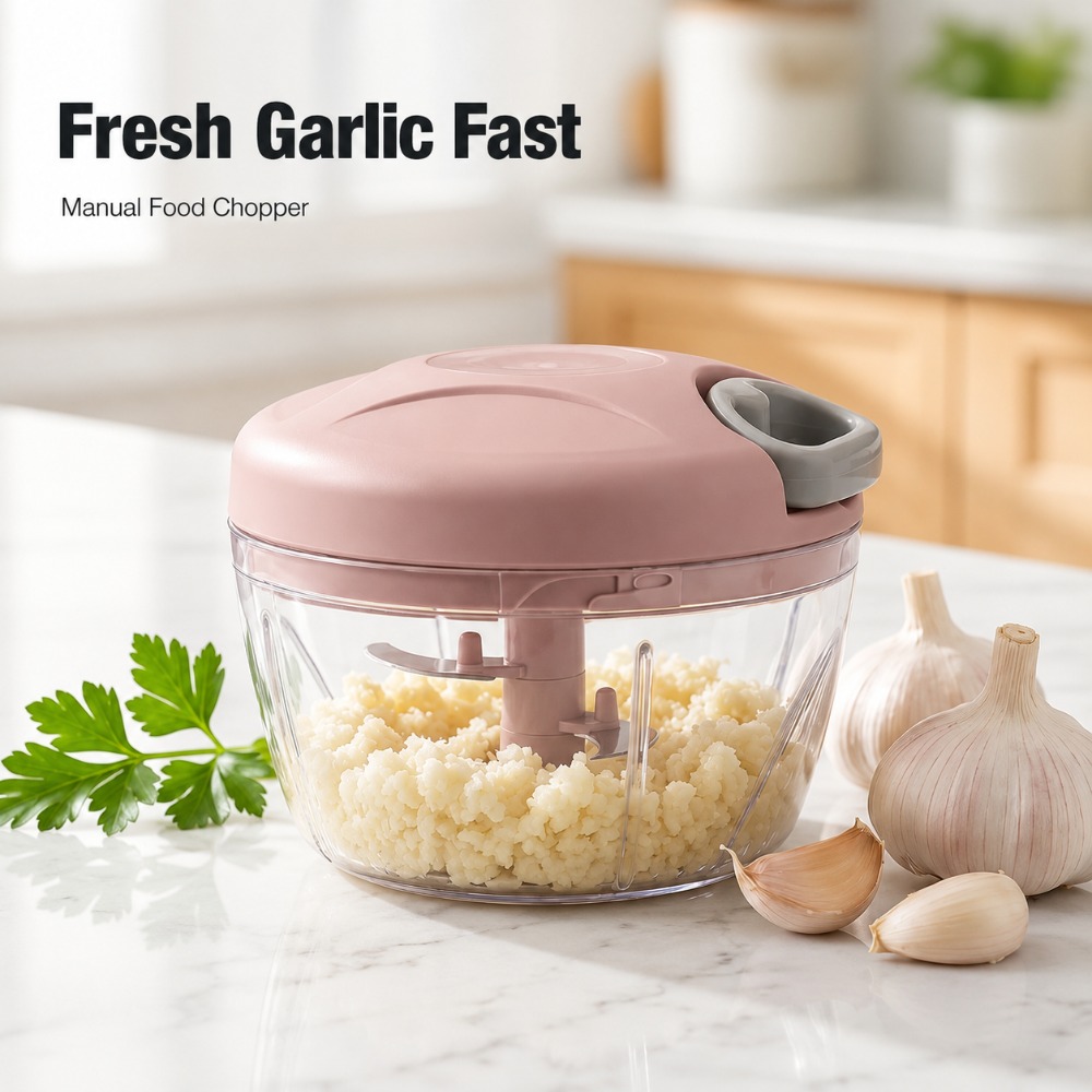Baby Food Meat - Tritatutto Manuale a Corda per Aglio,