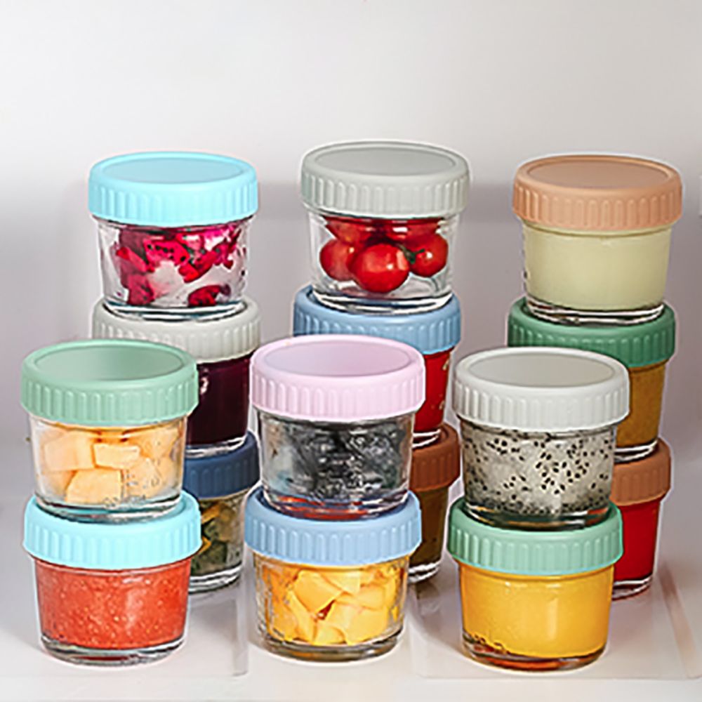 Set di 6 Barattoli in Vetro pe - Baby Food Jars With Lids recensione e prezzo
