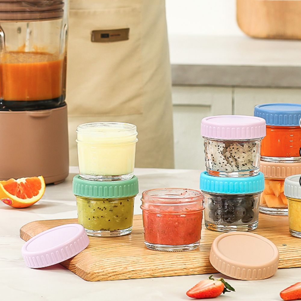 6 pezzi multiuso in vetro per  - Baby Food Jars With Lids recensione e prezzo