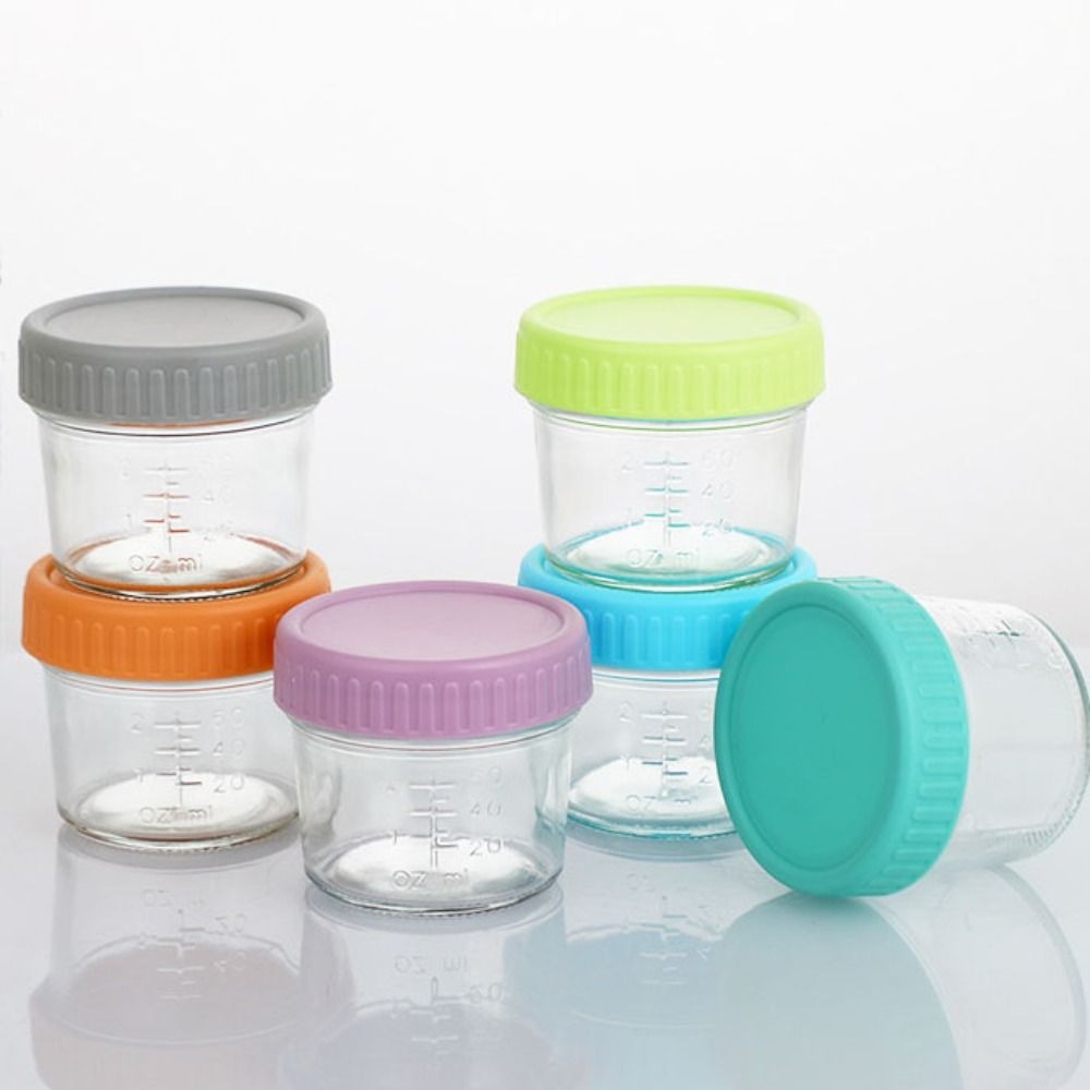 Set di 6 Barattoli in Vetro pe - Baby Food Jars With Lids recensione e prezzo