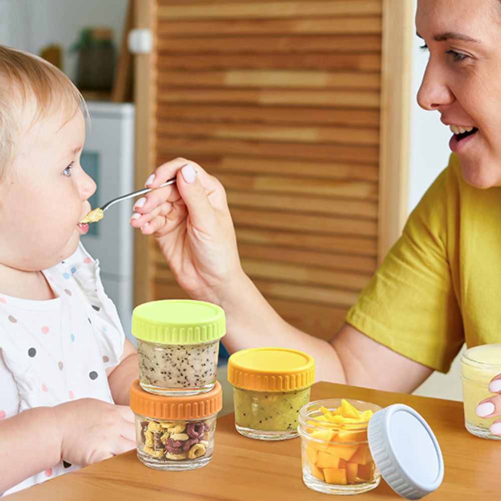 Set di 6 Barattoli in Vetro Mu - Baby Food Jars With Lids recensione e prezzo