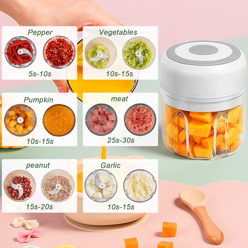 Tritatutto Elettrico per Aglio - Baby Food Meat recensione e prezzo