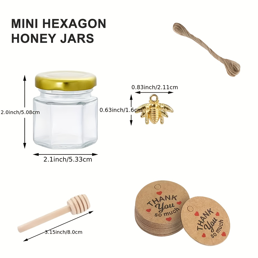 Mini barattoli esagonali in ve - Baby Food Jars With Lids recensione e prezzo